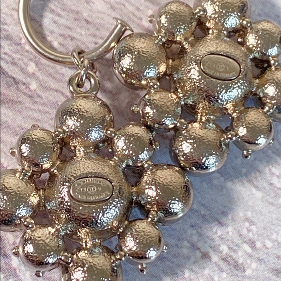 Chanel CC Earring with Swarovski Rhinestones - Picture 3 of 5